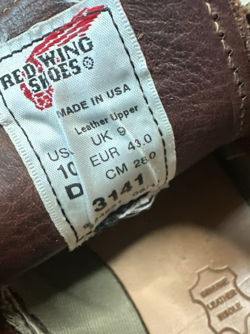 Red Wing Men’s Size 10 Heritage 3141 Briar Oil Slick Chukka Work Boots Brown - Picture 12 of 13